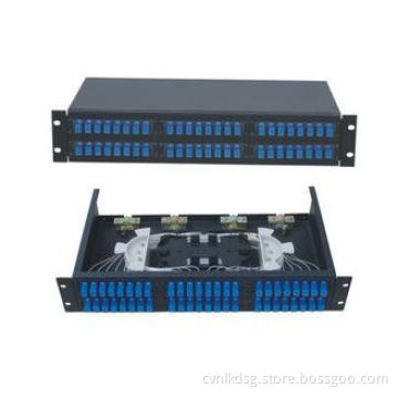 12 port SC Fiber Optic Terminal Box with 2U Rack Mounted St